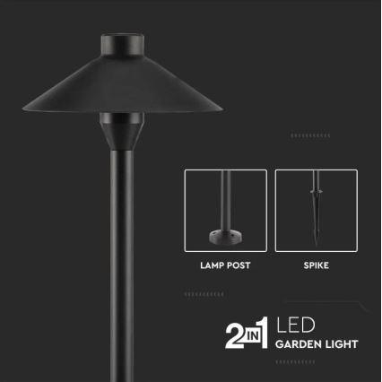 LED Vonkajšia lampa GARDEN LED/7W/230V 3000K IP65