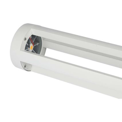 LED Vonkajšia lampa LED/10W/230V 80cm 6400K IP65 biela