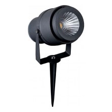 LED Vonkajšia lampa LED/12W/100-240V IP65 3000K šedá