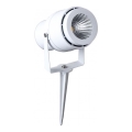 LED Vonkajšia lampa LED/12W/100-240V IP65 biela - zelené svetlo