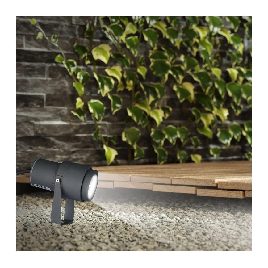 LED Vonkajšia lampa LED/12W/230V 4000K antracit IP65