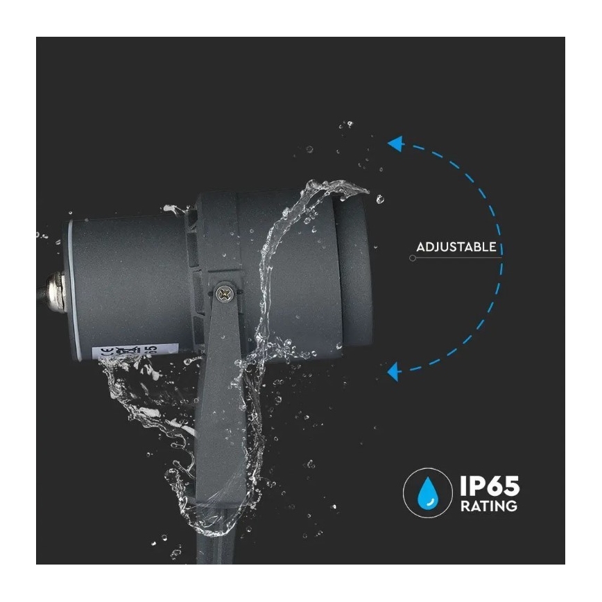LED Vonkajšia lampa LED/12W/230V 4000K antracit IP65