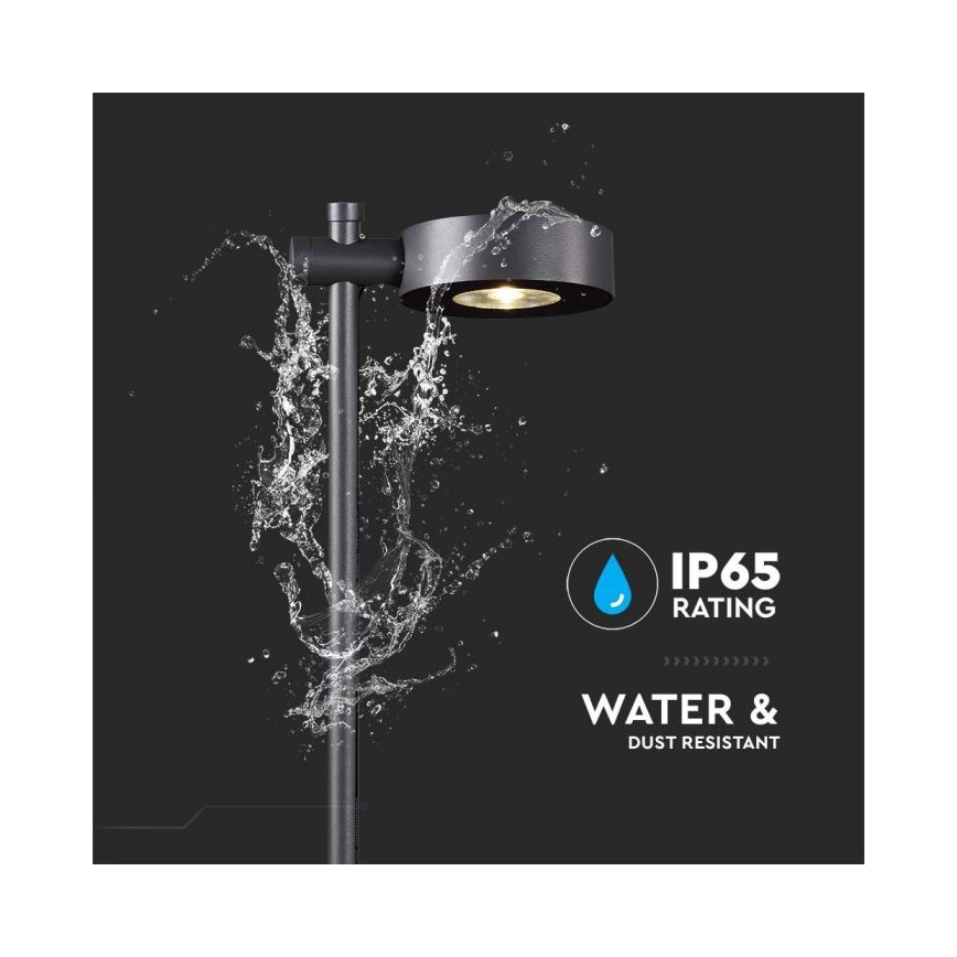 LED vonkajšia lampa LED/7W/230V 4000K IP65 čierna