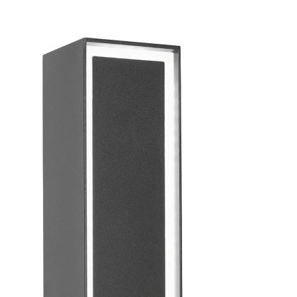 LED vonkajšia lampa MODO LED/8W/230V 4000K IP44 50 cm čierna