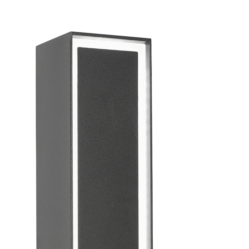 LED vonkajšia lampa MODO LED/8W/230V 4000K IP44 50 cm čierna