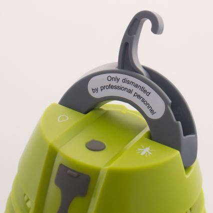LED Vonkajšia lampa s lapačom hmyzu LED/5W/USB 1800mAh IP44