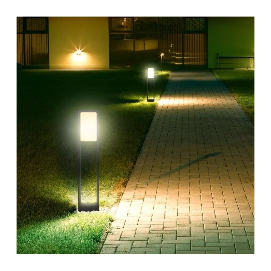 LED Vonkajšia lampa SAMSUNG CHIP LED/10W/230V 3000K IP65 čierna