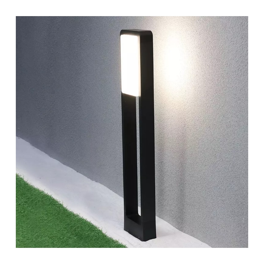 LED Vonkajšia lampa SAMSUNG CHIP LED/10W/230V 3000K IP65 čierna