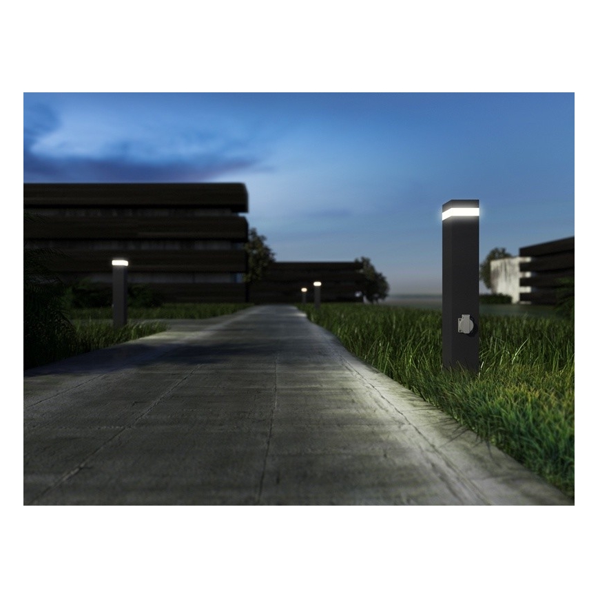 LED Vonkajšia lampa so zásuvkou GARD LED/1,2W/230V IP44