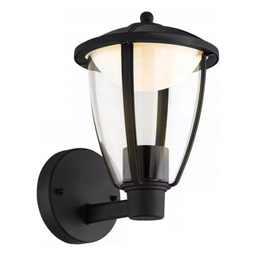 LED Vonkajšia nástenná lampa LED/6W/230V IP44 čierna