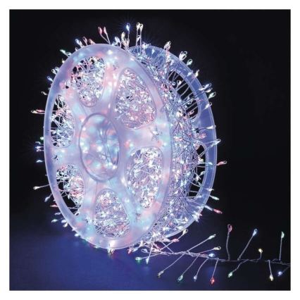LED vonkajšia reťaz 1920xLED/8 funkcií 19,2m IP44 viacfarebná