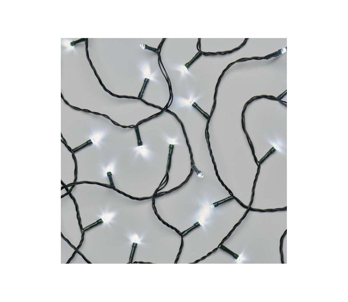 LED vonkajšia reťaz 40xLED/9m IP44 studená biela D4AC01