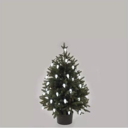 LED vonkajšia reťaz 50xLED/8 funkcií 14,8 m IP44 studená biela