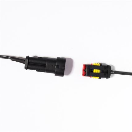 LED Vonkajšia vianočná reťaz FELICIA FILAMENT 20xE10 19m číra/teplá biela IP44, Vyrobené v EÚ