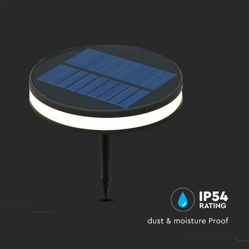 LED Vonkajšia solárna lampa LED/1,8W/3,7V IP54 3000K 1800 mAh