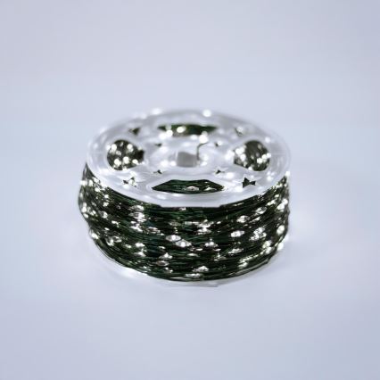 LED Vonkajší  reťaz 1500xLED/230V 8 funkcií 153 m IP44 studená biela + diaľkové ovládanie