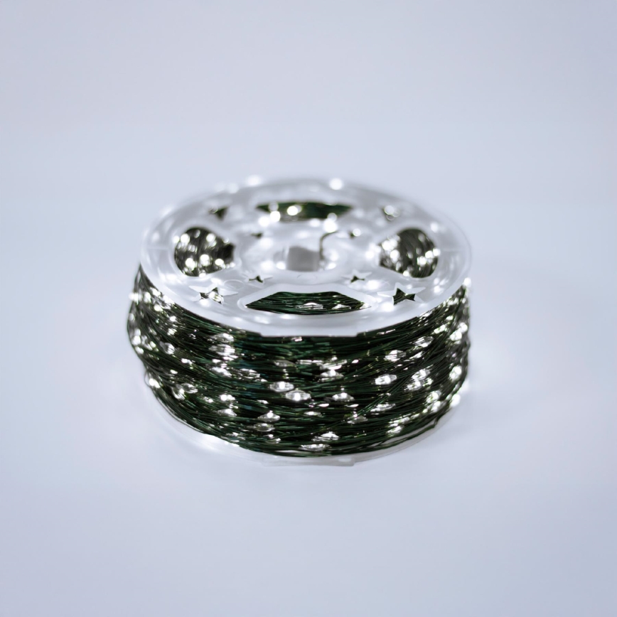 LED Vonkajší  reťaz 1500xLED/230V 8 funkcií 153 m IP44 studená biela + diaľkové ovládanie