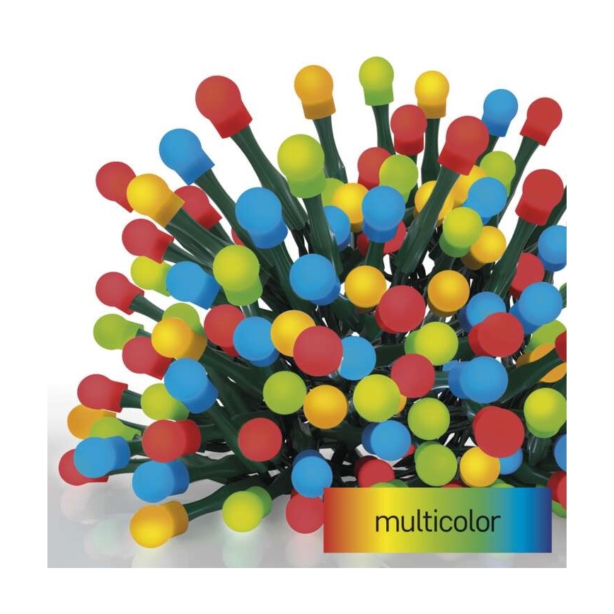 LED vonkajšia svetelná reťaz 480xLED/53m IP44 viacfarebná