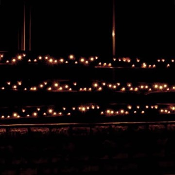 LED Vonkajšia svetelná reťaz 70m 1000xLED/0,06W/230V teplá biela IP44