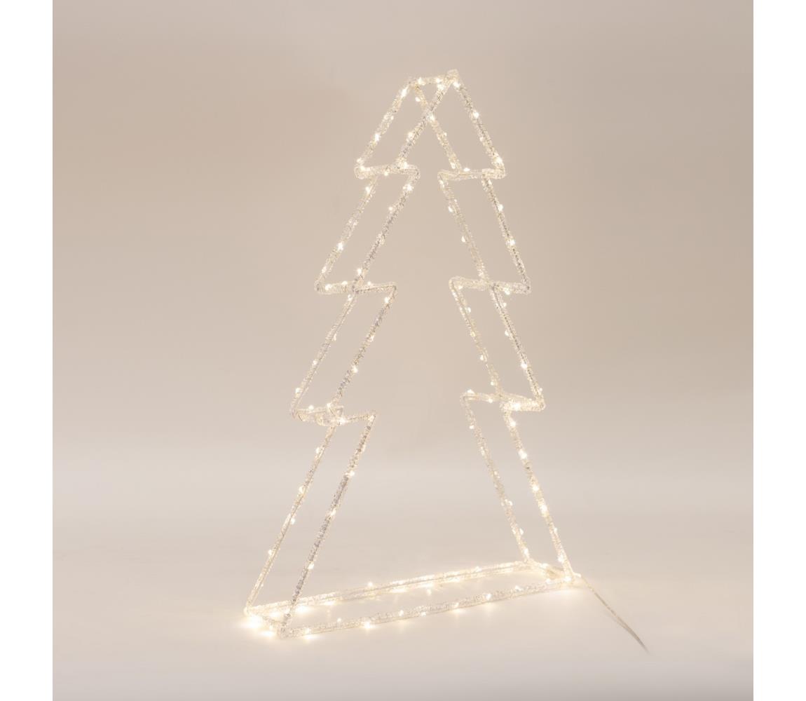 Eurolamp LED vonkajšia vianočná dekorácia 120xLED/2,1W/230V IP44 teplá biela stromček 60 cm 600-47769