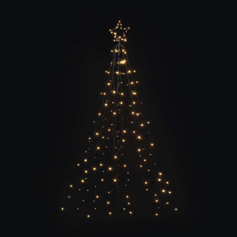 LED Vonkajšia vianočná dekorácia 180xLED/6W/230V IP44 strom