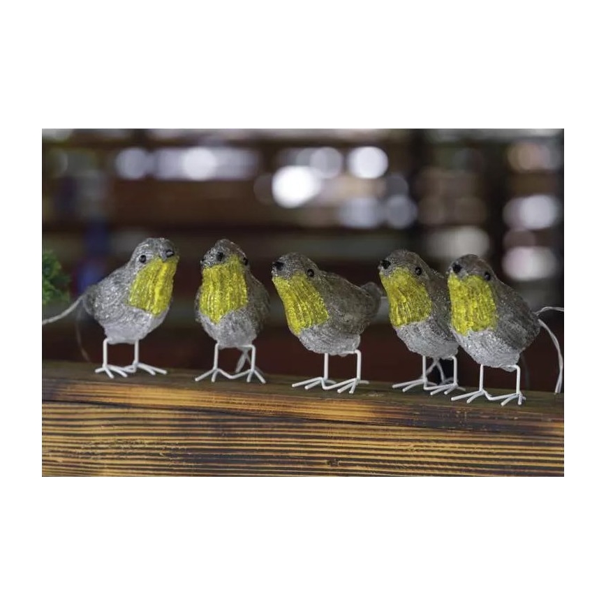 LED Vonkajšia vianočná dekorácia 30xLED/1,5W/3/230V IP44 studená biela