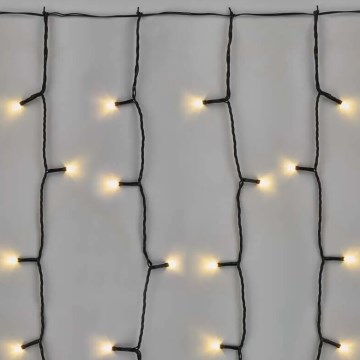 LED Vonkajšia vianočná reťaz 100xLED/1x2m IP44 teplá biela