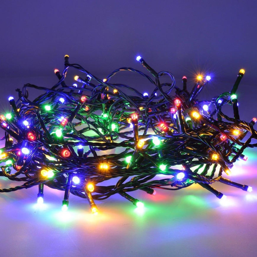 LED Vonkajšia vianočná reťaz 100xLED/8 funkcií 13m IP44 multicolor
