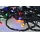 LED Vonkajšia vianočná reťaz 100xLED/8 funkcií IP44 13m multicolor