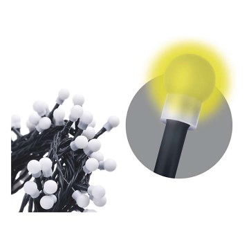 LED Vonkajšia vianočná reťaz CHAIN 80xLED 13m IP44 teplá biela