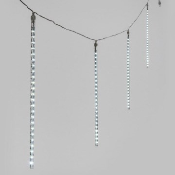 LED Vonkajšia vianočná reťaz ICICLE 480xLED 14m IP44 studená biela