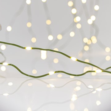 LED Vonkajšia vianočná reťaz LINE 700xLED/8 funkcií 40 m IP44 teplá biela