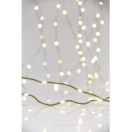 LED Vonkajšia vianočná reťaz LINE 700xLED/8 funkcií 40 m IP44 teplá biela