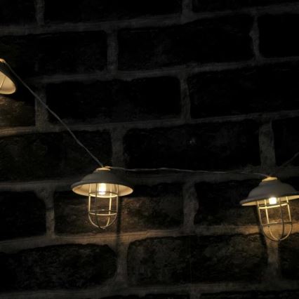 LED Vonkajšie dekoračné osvetlenie LOFT 10xLED/2xAA