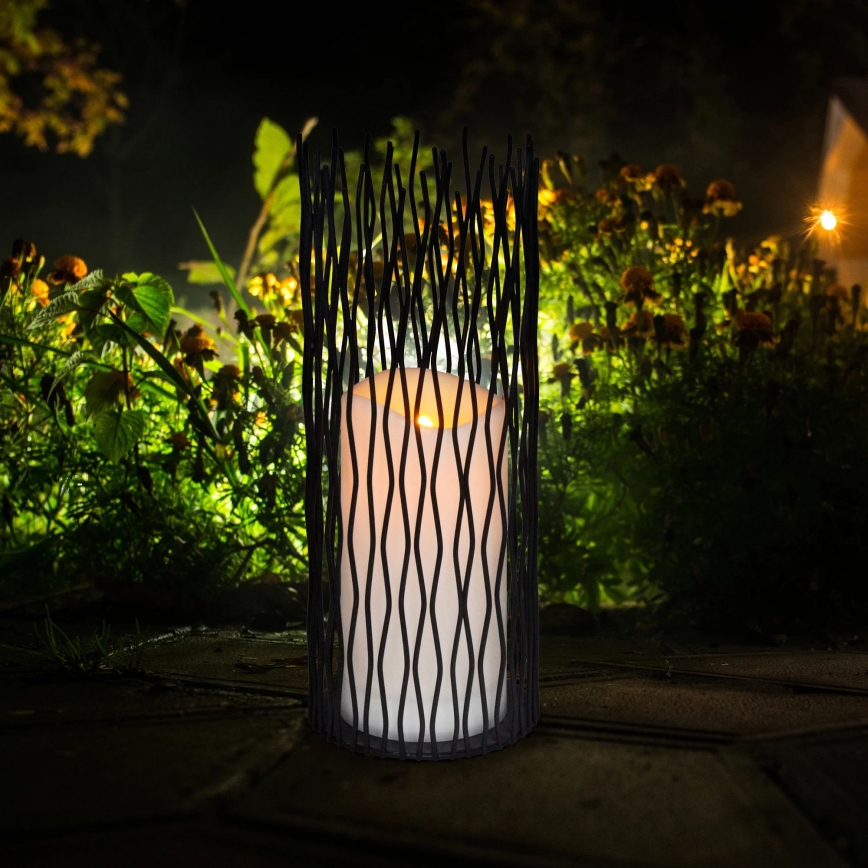 LED Vonkajšie dekoračné svietidlo NYBORG LED/2xAA 35 cm IP44 teplá biela