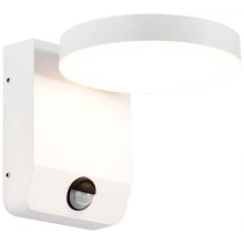LED Vonkajšie nástenné flexibilné svietidlo so senzorom LED/17W/230V IP65 4000K biela