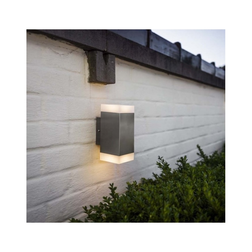 LED Vonkajšie nástenné svietidlo 2xLED/4W/230V IP44