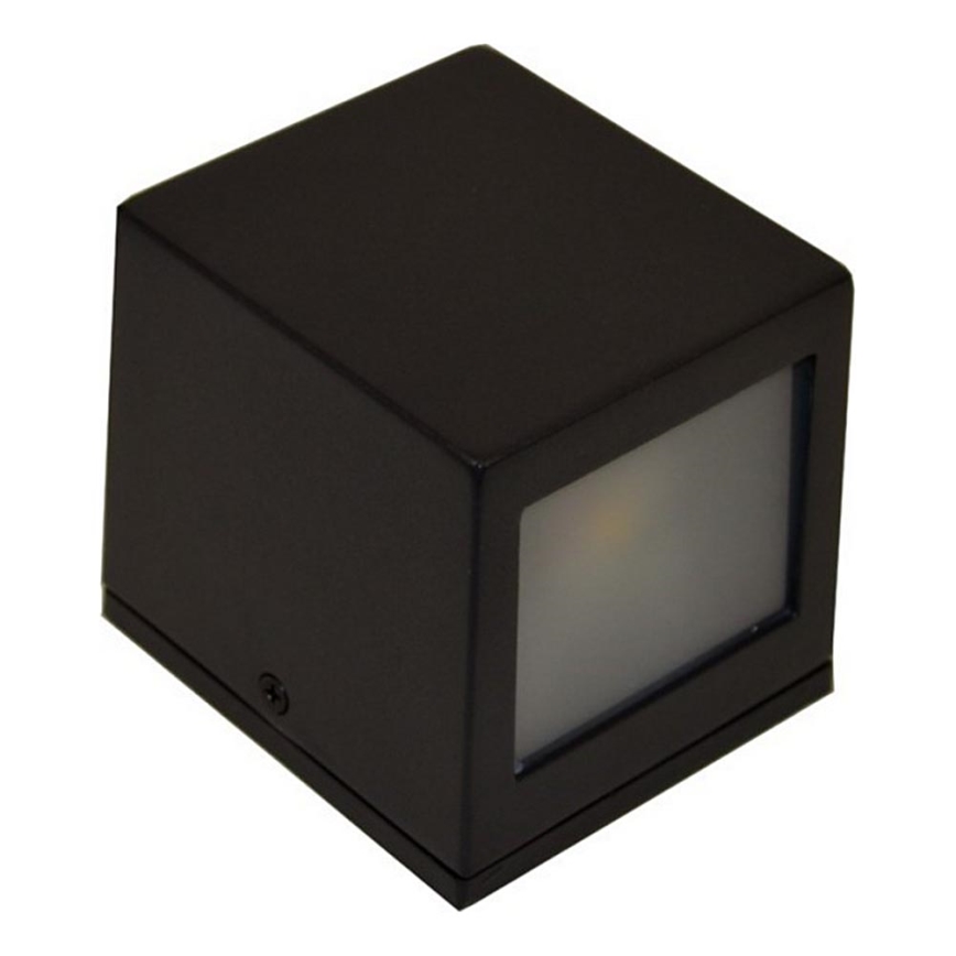 LED Vonkajšie nástenné svietidlo 2xLED/5W/230V 4000K IP54 čierna