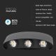 LED Vonkajšie nástenné svietidlo 6xLED/6W/230V IP54 3000K čierna