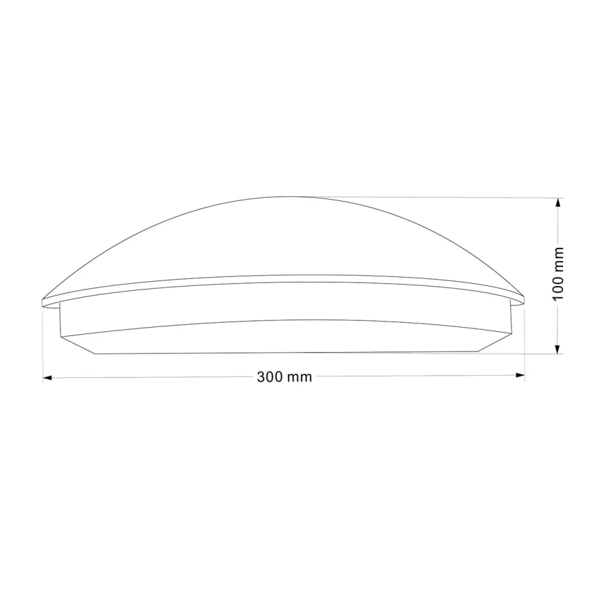 LED vonkajšie nástenné svietidlo ALABAMA LED/12W/230V IP54 čierne