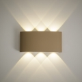 LED vonkajšie nástenné svietidlo ARROW LED/6W/230V IP54 béžová