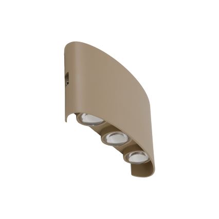 LED vonkajšie nástenné svietidlo ARROW LED/6W/230V IP54 béžová