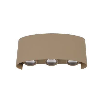 LED vonkajšie nástenné svietidlo ARROW LED/6W/230V IP54 béžová