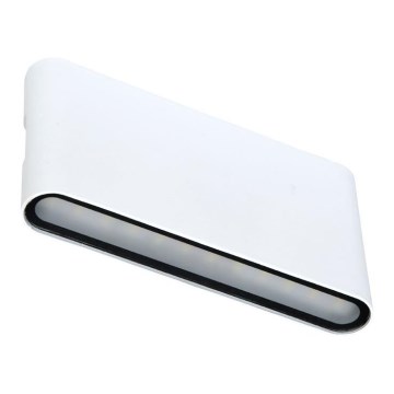 LED Vonkajšie nástenné svietidlo BRICK 2xLED/6W/230V 3000/4000/6500K IP65 biela