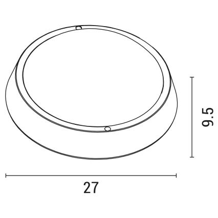 LED Vonkajšie nástenné svietidlo BULKHEAD LED/24W/230V 4000K IP54 biela