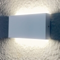 LED Vonkajšie nástenné svietidlo CHICAGO 2xLED/5,5W/230V IP44 biela