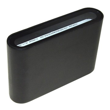 LED Vonkajšie nástenné svietidlo FLOW LED/3W/230V IP54 čierna