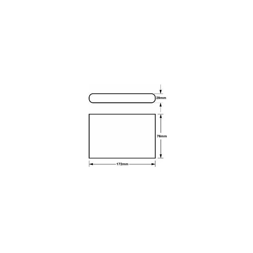 LED Vonkajšie nástenné svietidlo FLOW LED/6W/230V IP54 čierna
