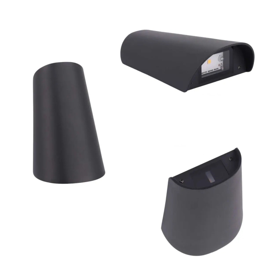LED vonkajšie nástenné svietidlo LED/11W/230V IP65 čierne