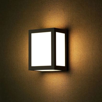 LED vonkajšie nástenné svietidlo LED/12W/230V 3000K IP65 čierne